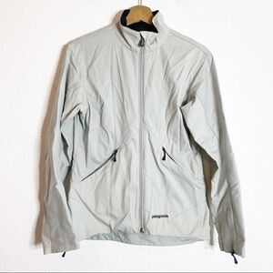 Patagonia- Silver Windbreaker Jacket - Size Small